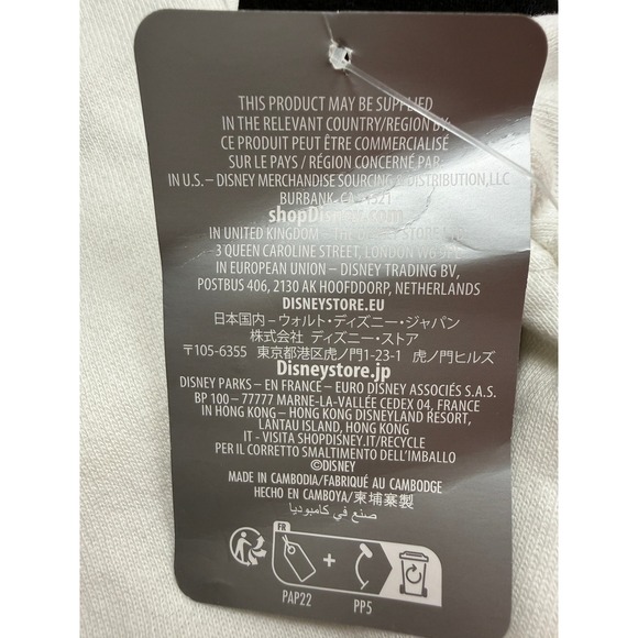 NWT Disney Store Minnie Mouse Red Bow Front Back Women 1X White Sweatshirt Top - Picture 16 of 16